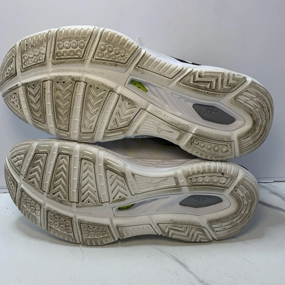 Mizuno Women's Wave Supersonic 2 Volleyball Shoes White Court 430288-0090 Size 6